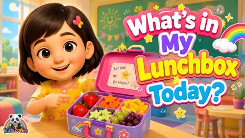 Colorful kids lunchbox filled with tasty snacks, fresh fruit, and fun kid-friendly school lunch ideas