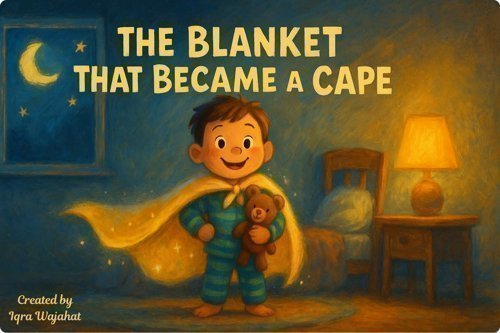 THE BLANKET THAT BECAME A CAPE!