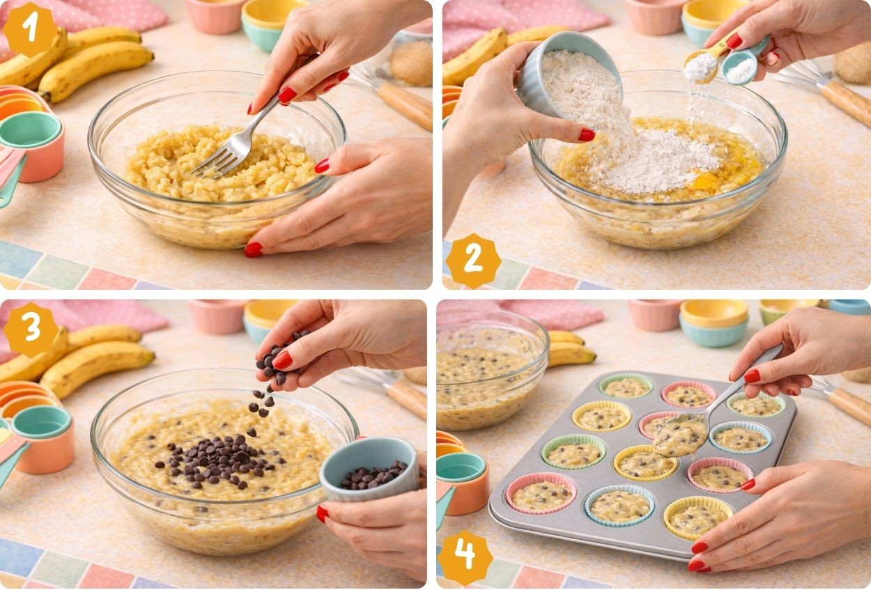 Monkey Muffins kids recipe