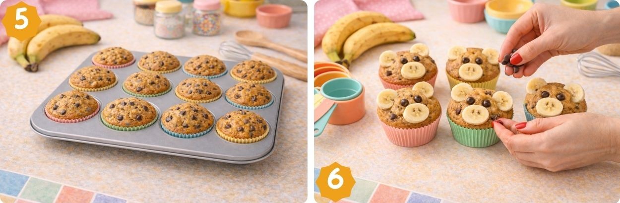 Monkey Muffins kids recipe