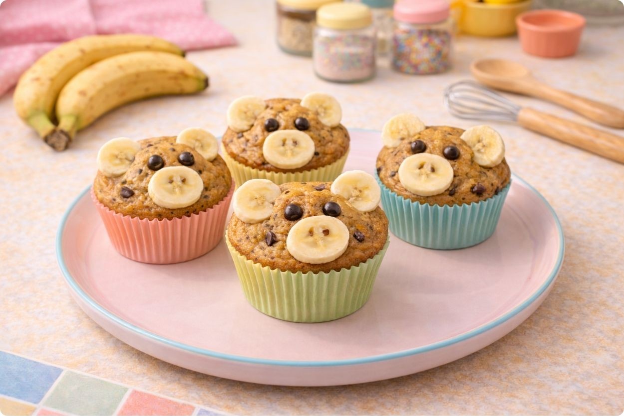 Monkey Muffins kids recipe