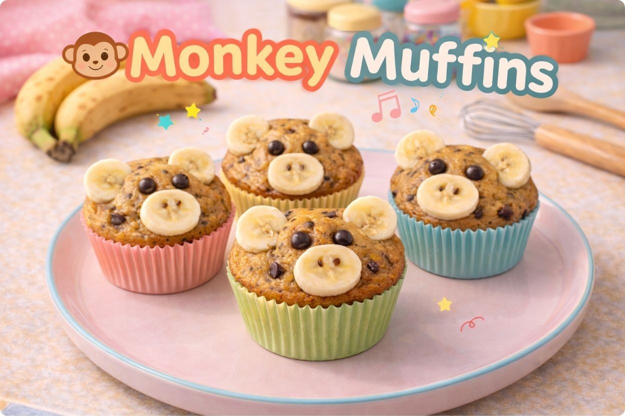 Monkey Muffins kids recipe