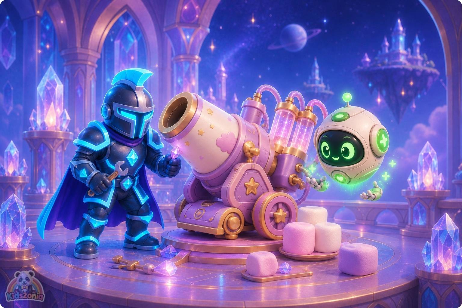 Arlo and Zane playing an online game from their bedrooms, showing digital empathy, online kindness, friendship, and real feelings behind screens.